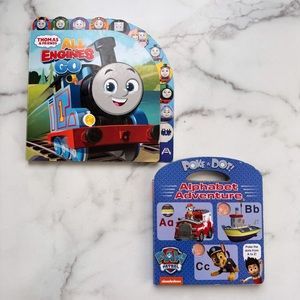 Thomas & Friends & PAW Patrol Book Bundle - Interactive & Fun!
